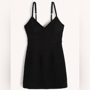 New with tags Black Abercrombie Tweed mini dress